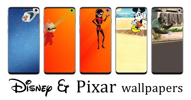Samsung releases free Disney & Pixar wallpapers for Galaxy S10/S10e