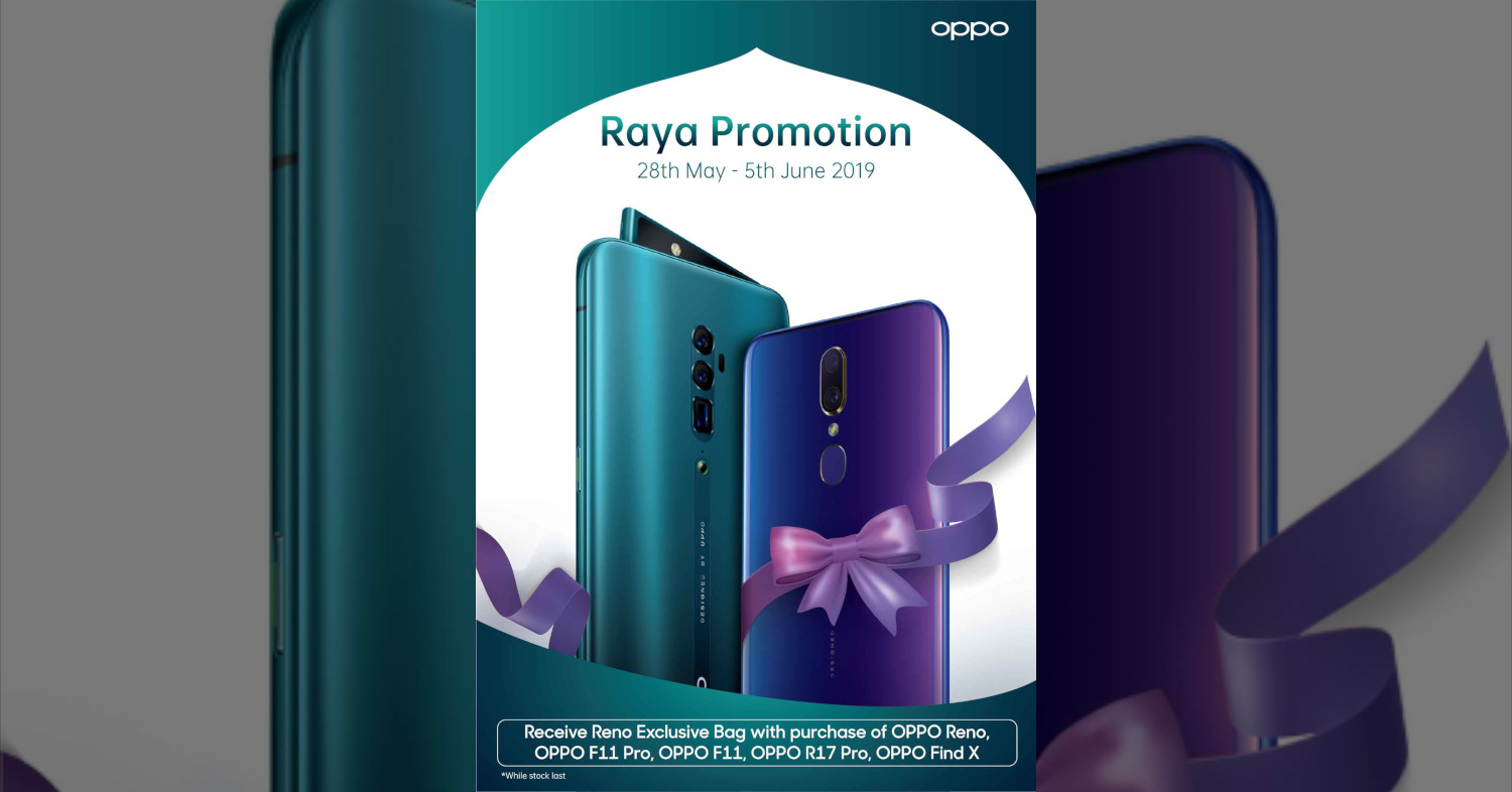 Get a FREE Reno Bag when you buy any selected OPPO smartphones