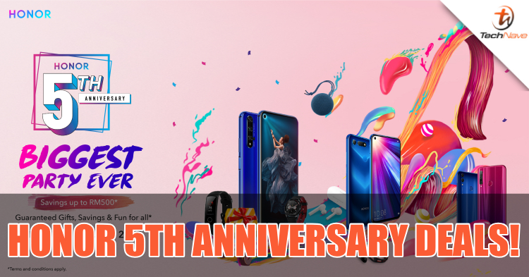 Get up to RM500 off and more with HONOR Malaysia’s 5th Anniversary sales from 21 June 2019