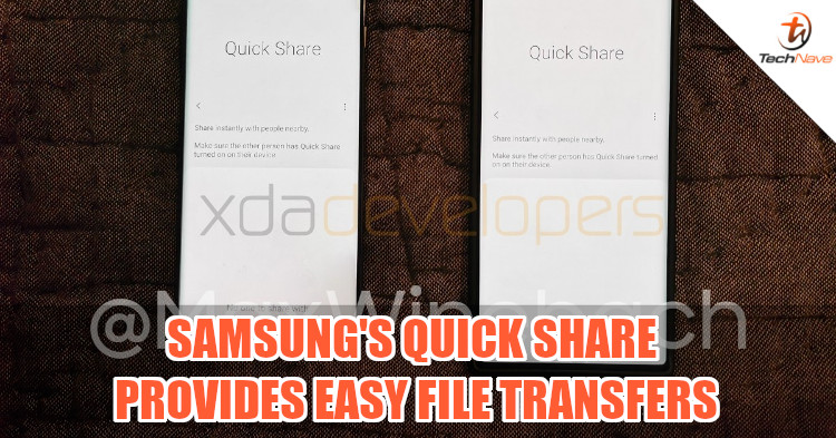 Samsung is working on an AirDrop-like sharing feature called Quick Share