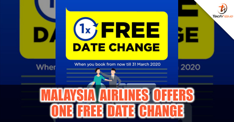 Malaysia Airlines giving one free date change for selected bookings