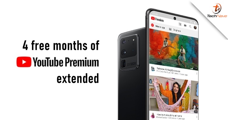 Samsung Malaysia extending free YouTube Premium access up to 4 months until 2021