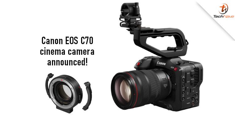Canon launches new EOS C70 cinema camera and EF-EOS R 0.71x mount adapter