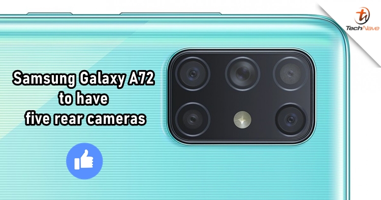 Samsung Galaxy A72 will be the company's first smartphone with five rear cameras