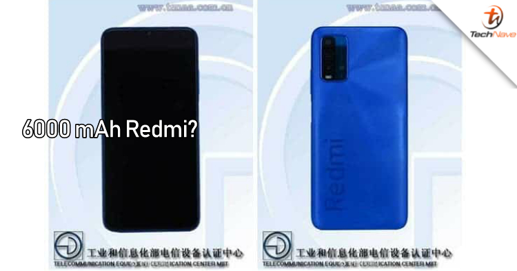 6000 mAh Redmi phone appears on TENAA, is it the next Redmi Note 10 4G?