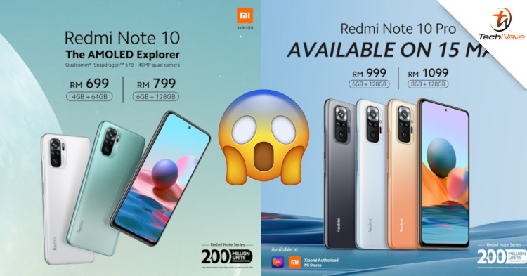 Xiaomi Redmi Note 10 series Malaysia release: 120Hz display, up to 108MP camera and SD732G chipset from RM699