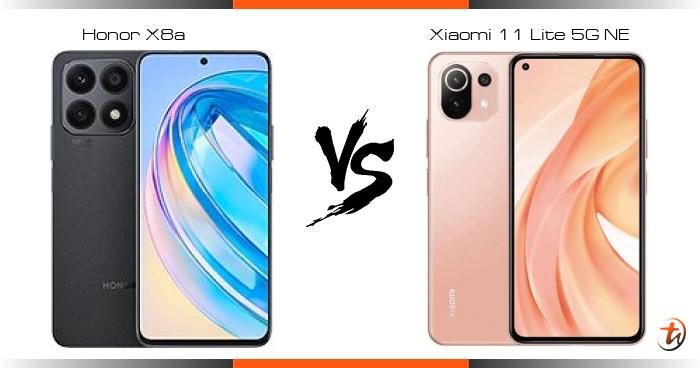 Honor X8a 对比 Xiaomi 11 Lite 5G NE 功能区别与规格参数对比 TechNave 中文版