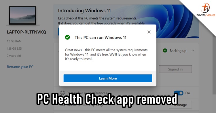 Microsoft updates Windows 11 minimum system requirements & removes PC Health Check app