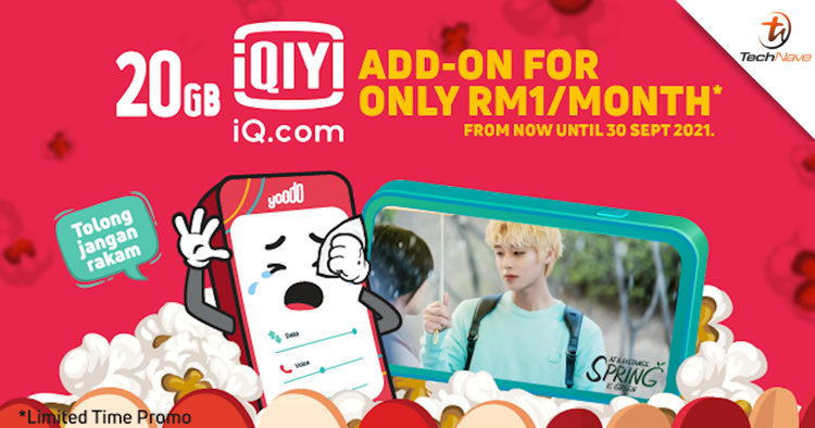 Yoodo releases a brand new 20GB iQiyi add-on plan for just RM1/month
