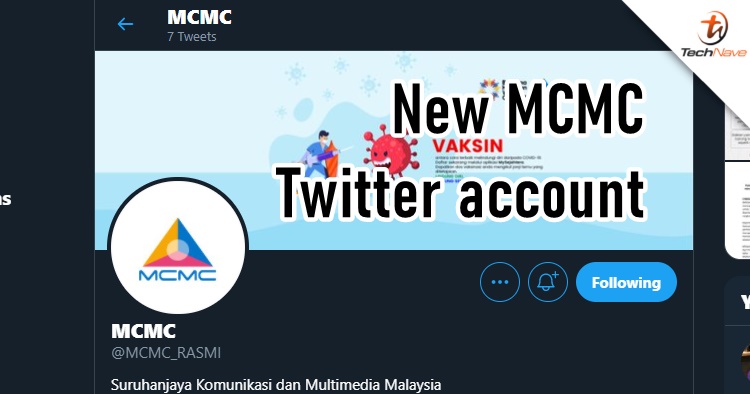 MCMC is back with a new Twitter account after six months