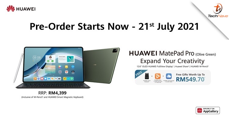 Huawei MatePad Pro 12.6 Malaysia pre-order: coming in Olive Green & priced at RM4399