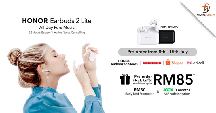 HONOR Earbuds 2 Lite Malaysia pre-order: Features ANC with a special early bird price of RM269