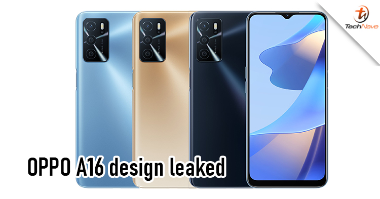 OPPO A16 new render image leaked, might come with triple-camera setup