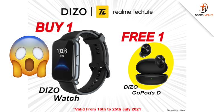 DIZO Watch and GoPods D Malaysia release: 90 Sport Modes and long battery from RM89