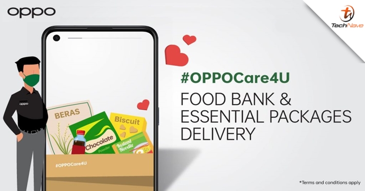 OPPO started campaign #Care4U by giving out basic supplies to those who need help
