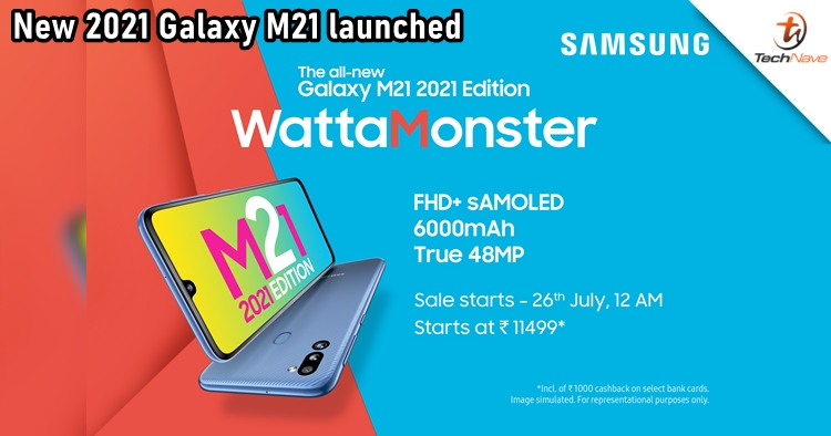 Samsung Galaxy M21 2021 Edition release: 48MP camera and 6,000mAh battery, starts from ~RM709