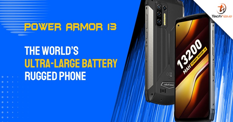 The Ulefone Power Armor 13 is now the world's biggest phone battery with 13,200mAh