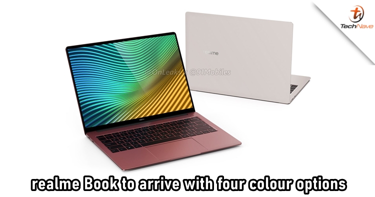 New renders of realme Book reveal a few attractive colour options