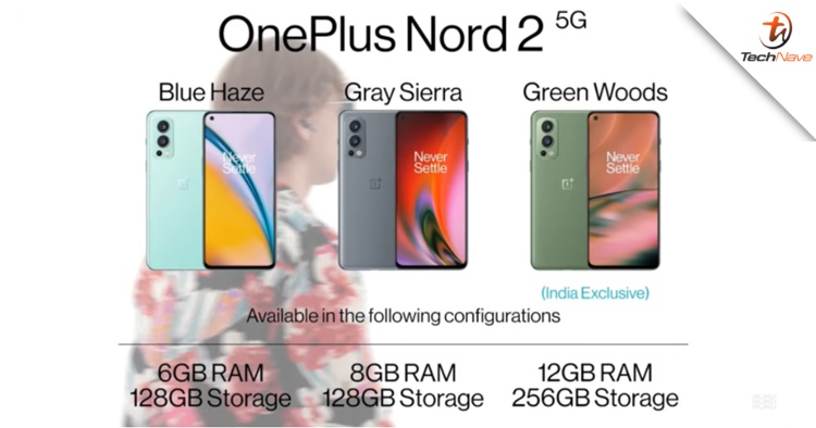 OnePlus Nord 2 5G release: up to 12GB RAM & 65W fast charge, starting from ~RM1587