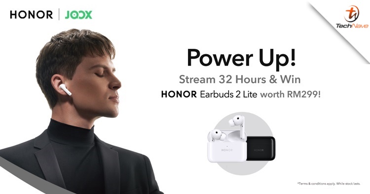 Stand a chance to win the HONOR Earbuds 2 Lite by streaming JOOX music for 32 hours