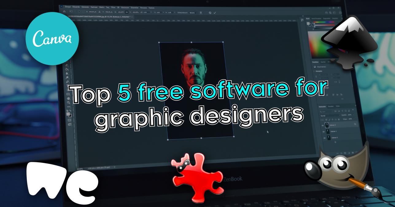 Top 5 free software for your graphic design toolbox