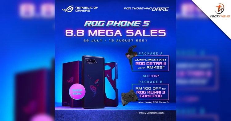 ASUS ROG Phone 5's 8.8 sale is live with complimentary ROG Cetra II Headset