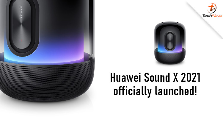 Huawei Sound X 2021 release: 50W subwoofer, 48 full-colour LEDs, and intelligent voice control