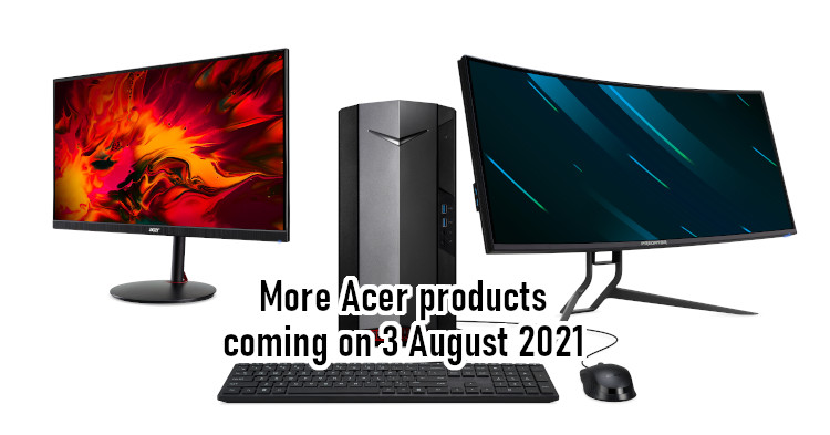 Acer Nitro 50, Nitro XV252Q F, and Predator X34 GS Malaysia release: New range of Acer devices for gamers