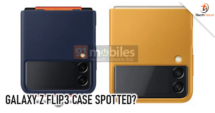Renders of the Samsung Galaxy Z Flip3 official cases might have been spotted