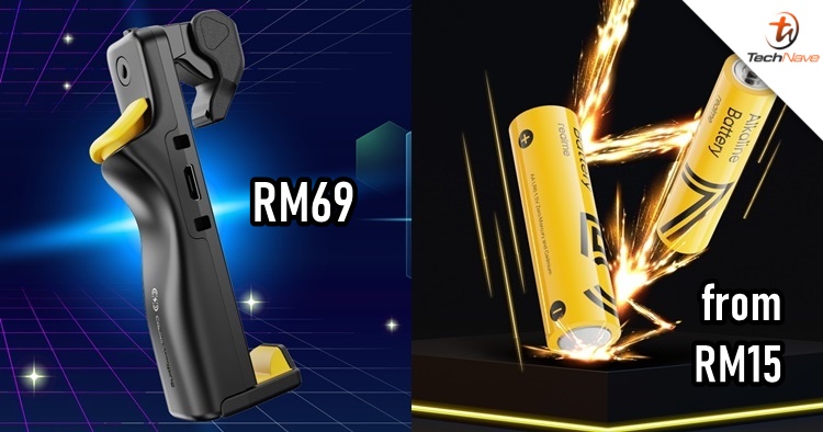 realme Alkaline Battery & Mobile Game Controller Malaysia release: special launching promo price starting from RM15