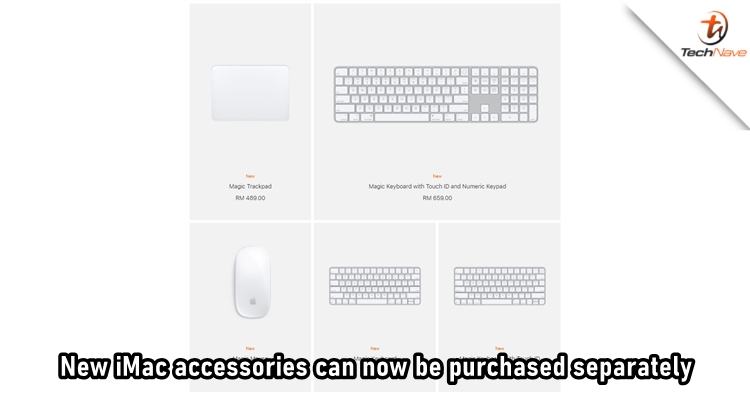 Apple Mac users can now purchase the iMac 2021 accessories separately