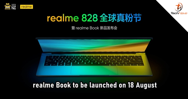 realme Book confirmed to be launched on 18 August as the brand's first laptop