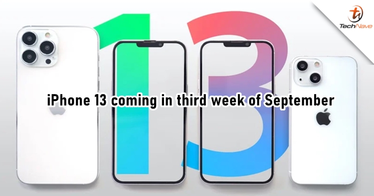 Analyst claims that iPhone 13 will arrive in the third week of September, with 1TB storage option