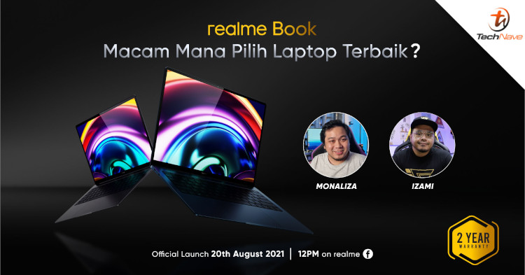 realme Book Slim Malaysia will launch in Malaysia on 20 August 2021