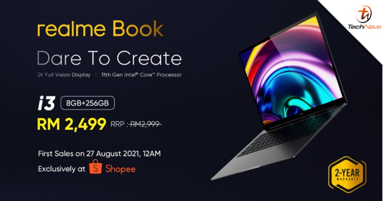 realme Book Malaysia release: arriving on 27 Aug at a special launch price from RM2499