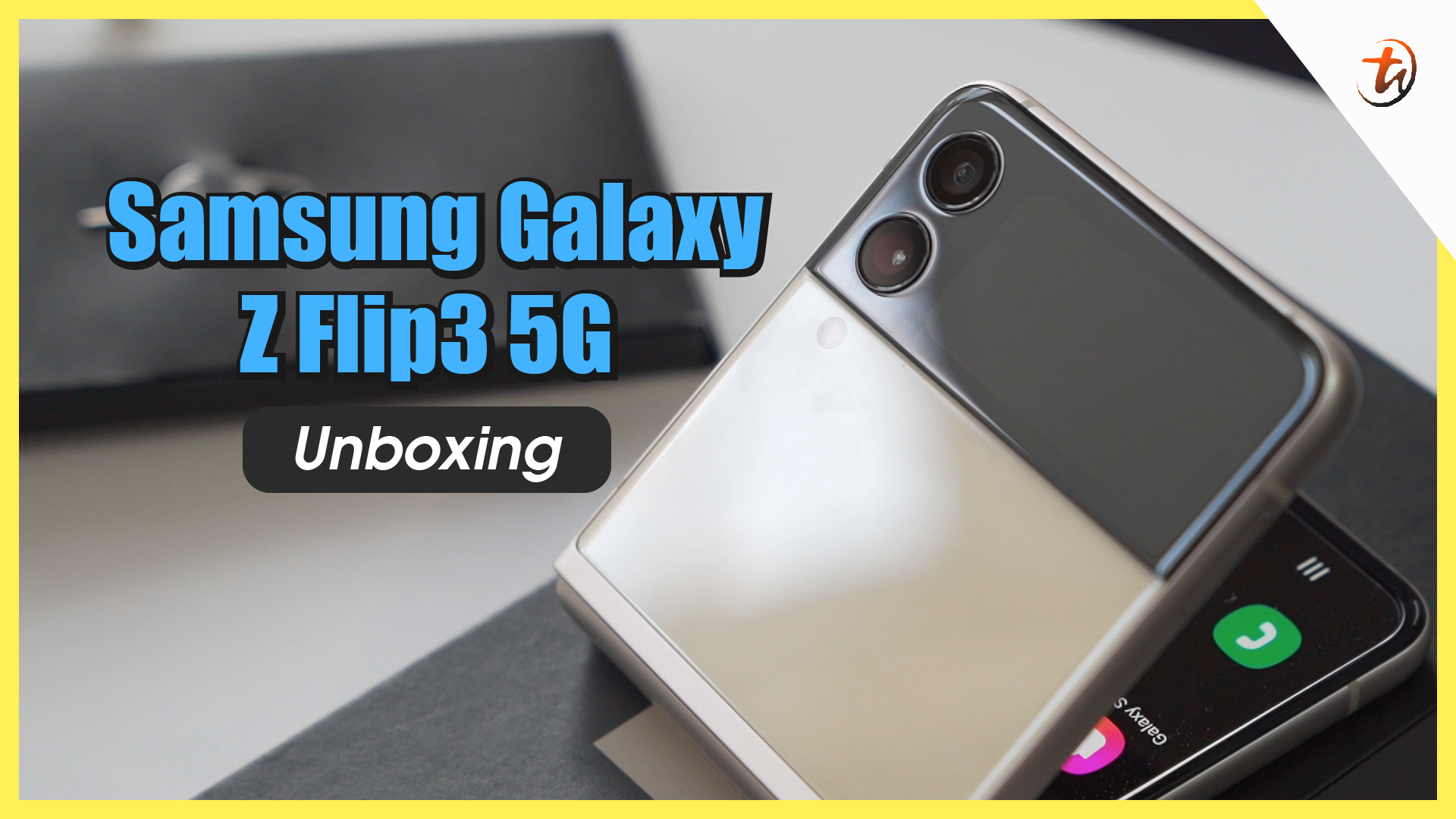 Samsung Galaxy Z Flip3 5G  - Selfie without any hustle | TechNave Unboxing and Hands-On Video