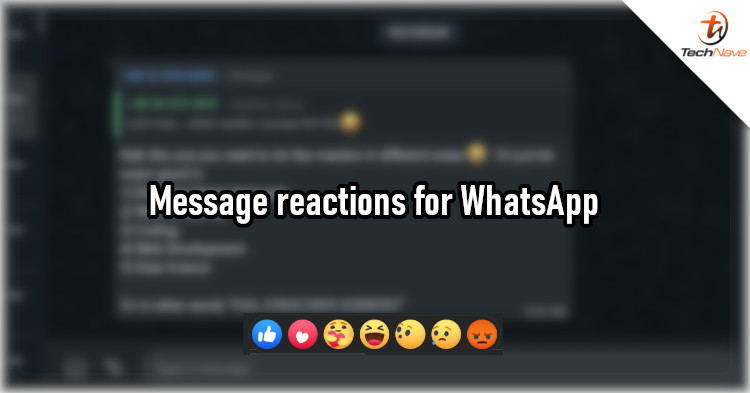 WhatsApp could be getting Facebook-like message reactions soon