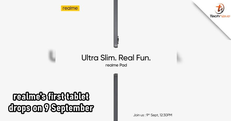 realme announces that the realme Pad will launch on 9 September