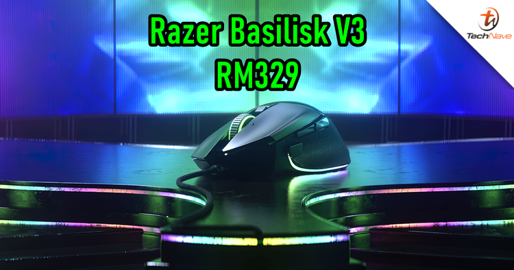 Razer Basilisk V3 Malaysia release: equipped with a smart Razer HyperScroll Tilt Wheel, priced at RM329