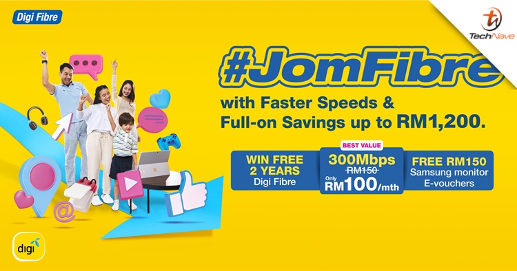 Digi launches JomFibre campaign starting from RM100 per month at 300Mbps internet speed