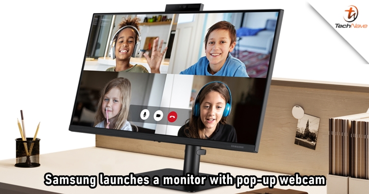 Samsung launches a monitor that comes with pop-up webcam