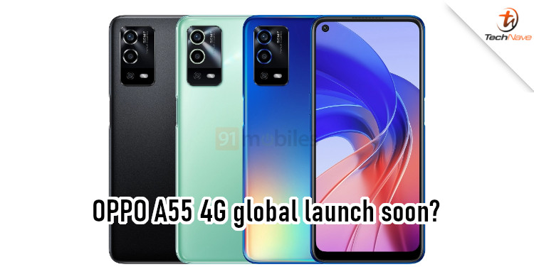OPPO A55 4G renders leaked, will have Dimensity 700 chipset and 50MP camera