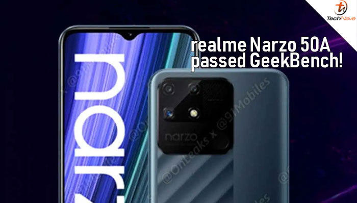 realme Narzo 50A will be sporting a MediaTek Helio G85 with 4GB of RAM!