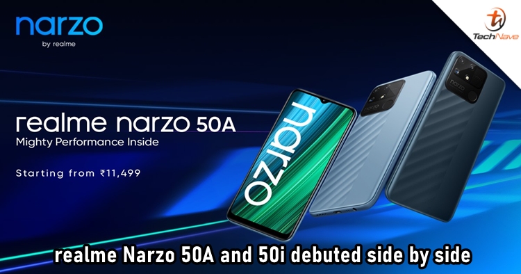 realme Narzo 50A & 50i release: 6,000mAh battery and 50MP camera, starts from ~RM425