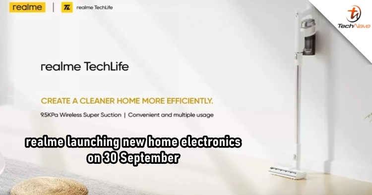 realme launching an air purifier, a handheld vacuum cleaner and a robot cleaner on 30 September