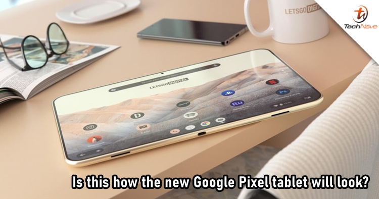 Graphic designer turns Google Pixel tablet's patent into realistic renders