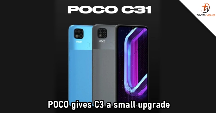 POCO C31 release: MTK Helio G35 and 5,000mAh battery, starts from ~RM478