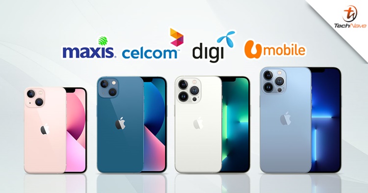 Comparison: iPhone 13 series pre-order plans by Celcom, Digi, Maxis and U Mobile