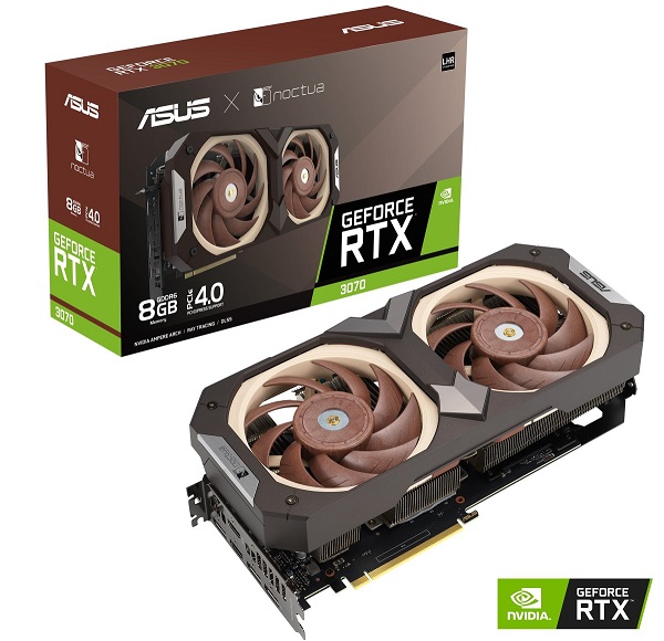 ASUS unveils GeForce RTX 3070 Noctua Edition GPU, sports two large