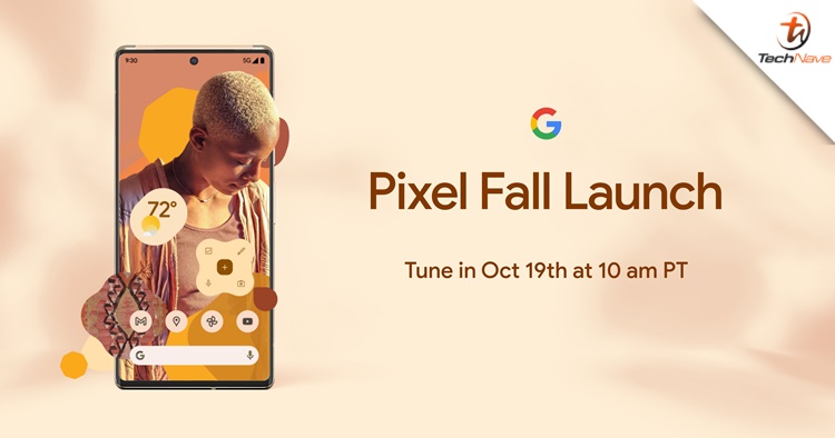 The Google Pixel 6 series will be officially unveiled on 19 October 2021 via livestream